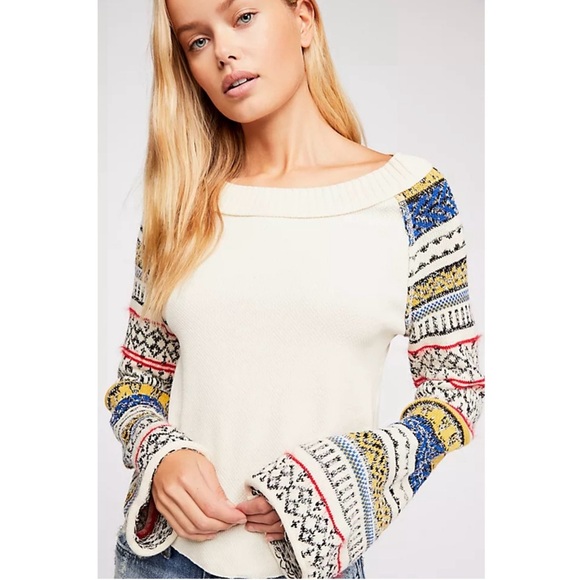 Free People Boho Fairground Thermal Top - Picture 2 of 12